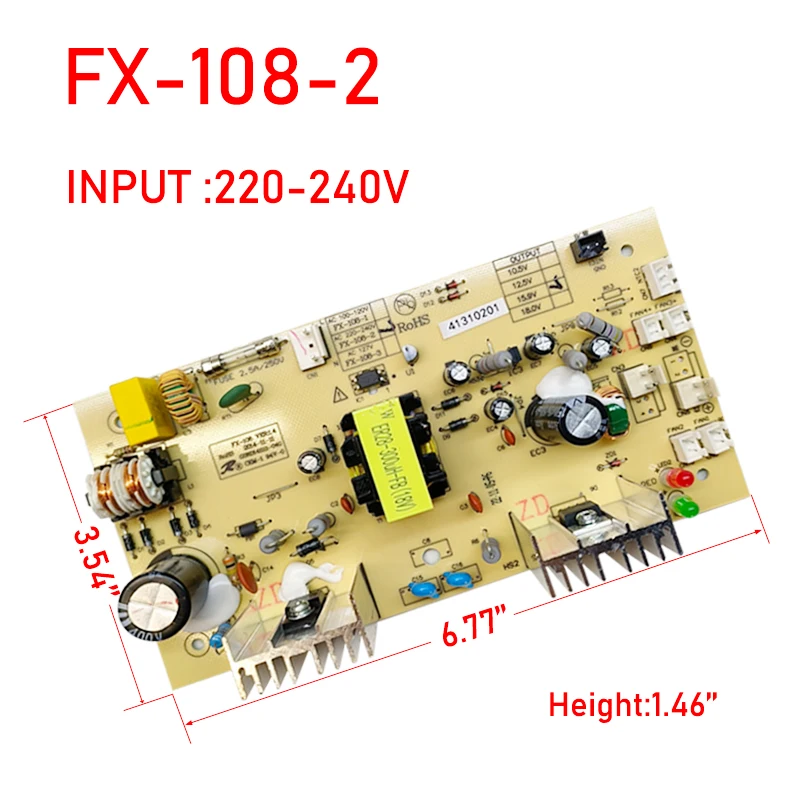 Imagem -06 - Placa de Controle do Refrigerador do Vinho Fx102 Fx-101 Fx-108 Controlador do Armário do Vinho Placa de Circuito Pcb121110k1