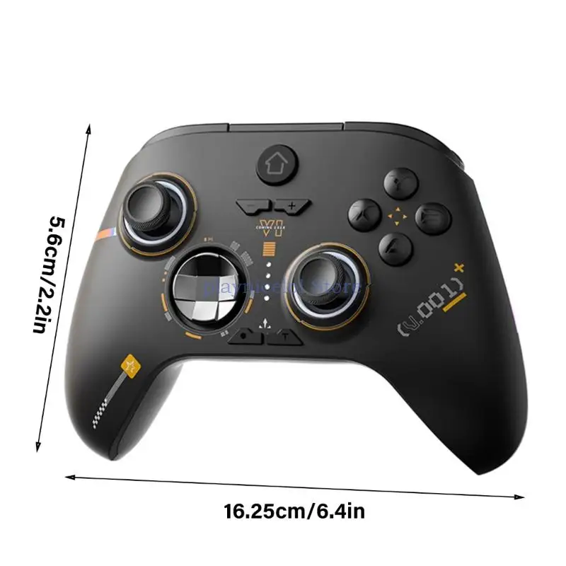 لوحة ألعاب 2.4G مع جهاز تحكم لاسلكي مزود بتيربو خفيف وزر خلفي قابل لإعادة التعيين ومشغلات تأثير القاعة لسلسلة أجهزة الكمبيوتر