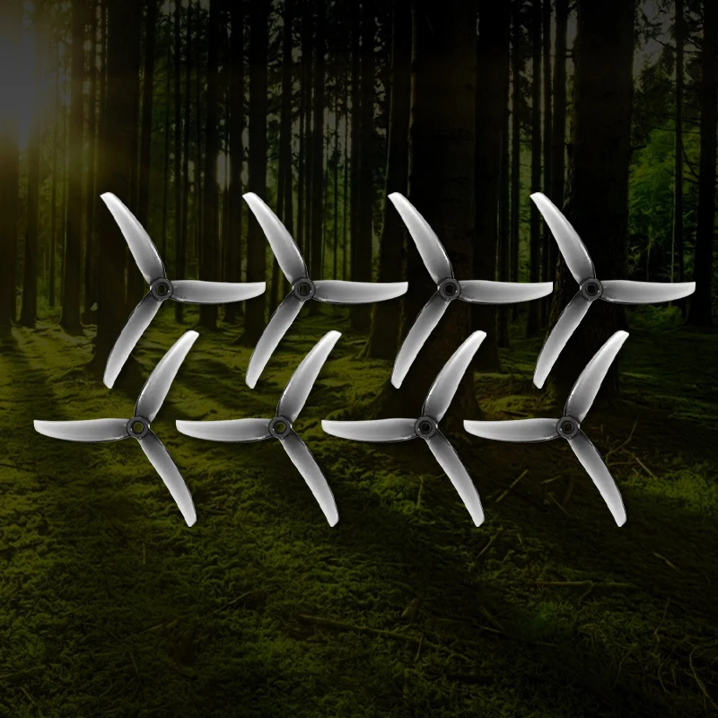 6 أزواج من المروحة HQProp J33 4.9X3.3X3 4.9 بوصة 3 دعائم سلبية إيجابية CW CCW مجاذيف لطائرة بدون طيار FPV RC