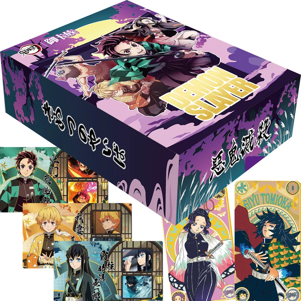 

Коллекционные карточки Demon Slayer: Изысканные металлические эмалированные карты и сувениры по мотивам игры, памятные коллекционные карты