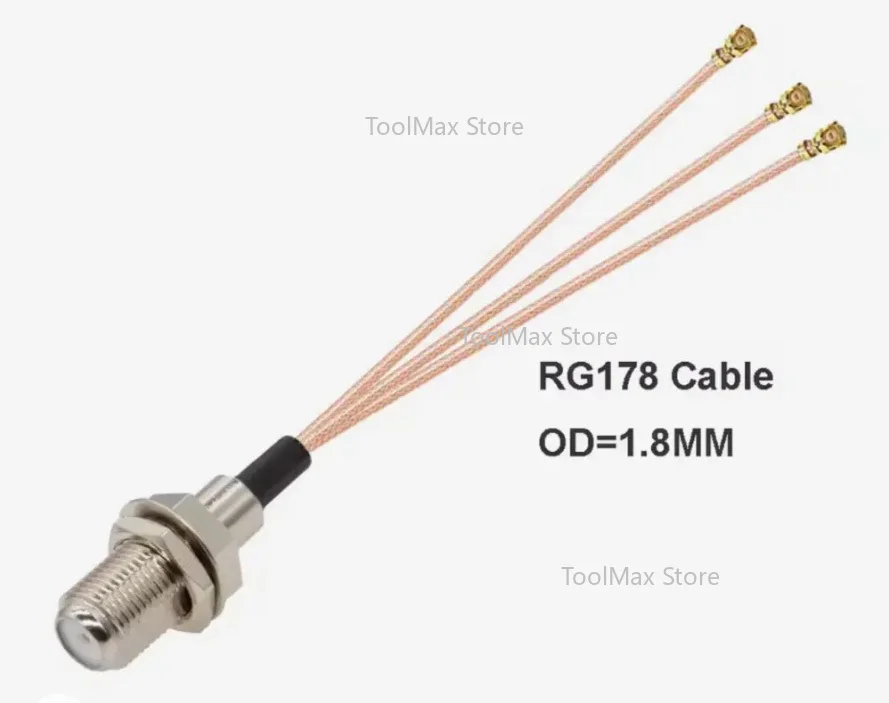 100PCS F To 3 U.Fl/… - image