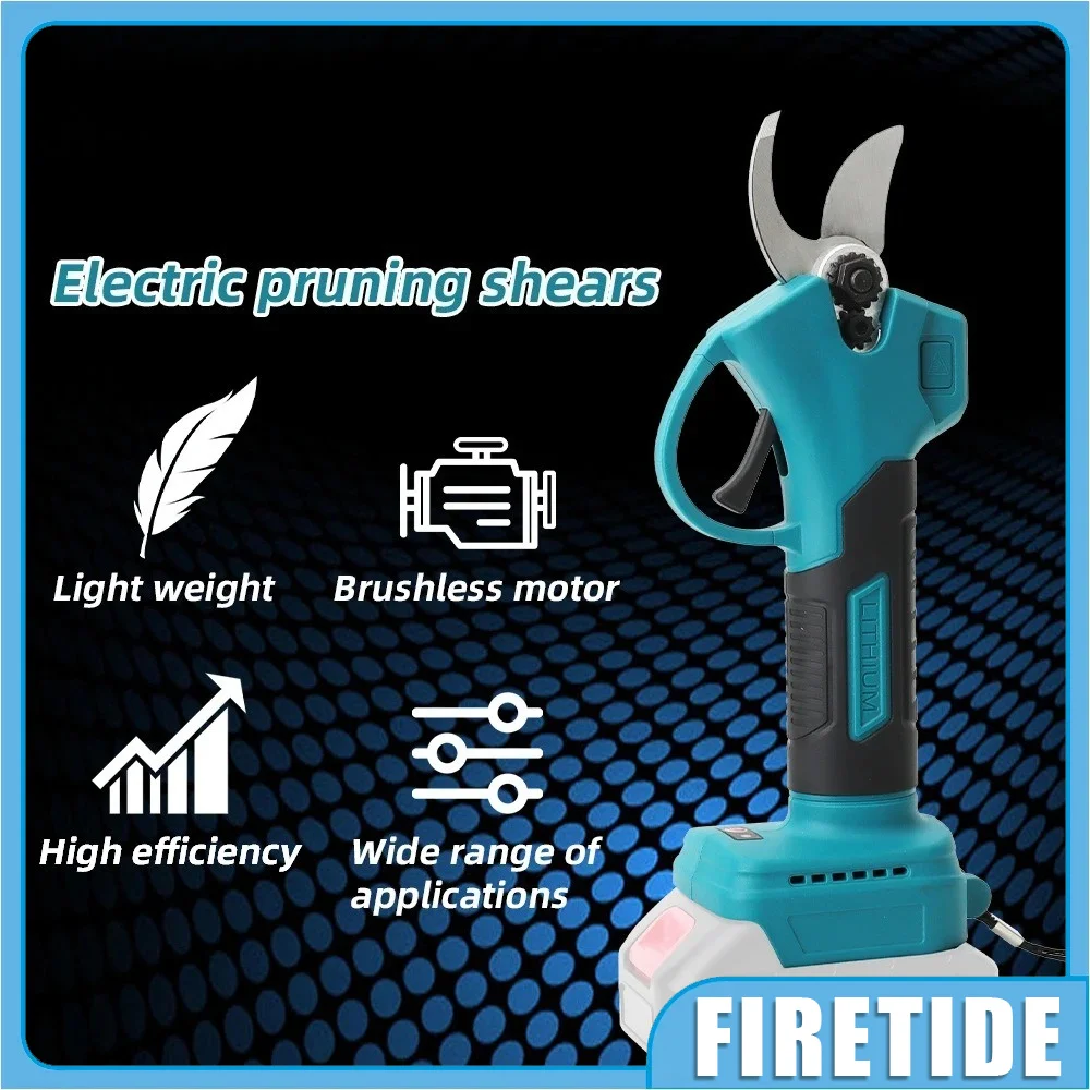 

Portable Electric Pruning Shears, 21V Battery Powered (Battery Not Included) Brushless Branch Cutter for Gardening & Orchard