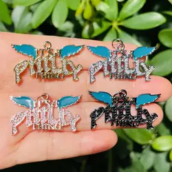 5pcs It is a Philly Thing Word Charms for Women Bracelet Design American Football Pendants Necklace Jewelry Making Wholesale