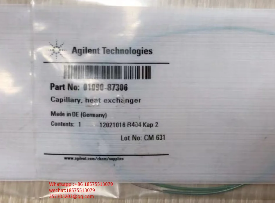 

For Agilent 01090-87306 Capillary Heat Exchanger Stainless Steel Piping 0.17x380mm New With Double Stainless Steel Joints1 Piece