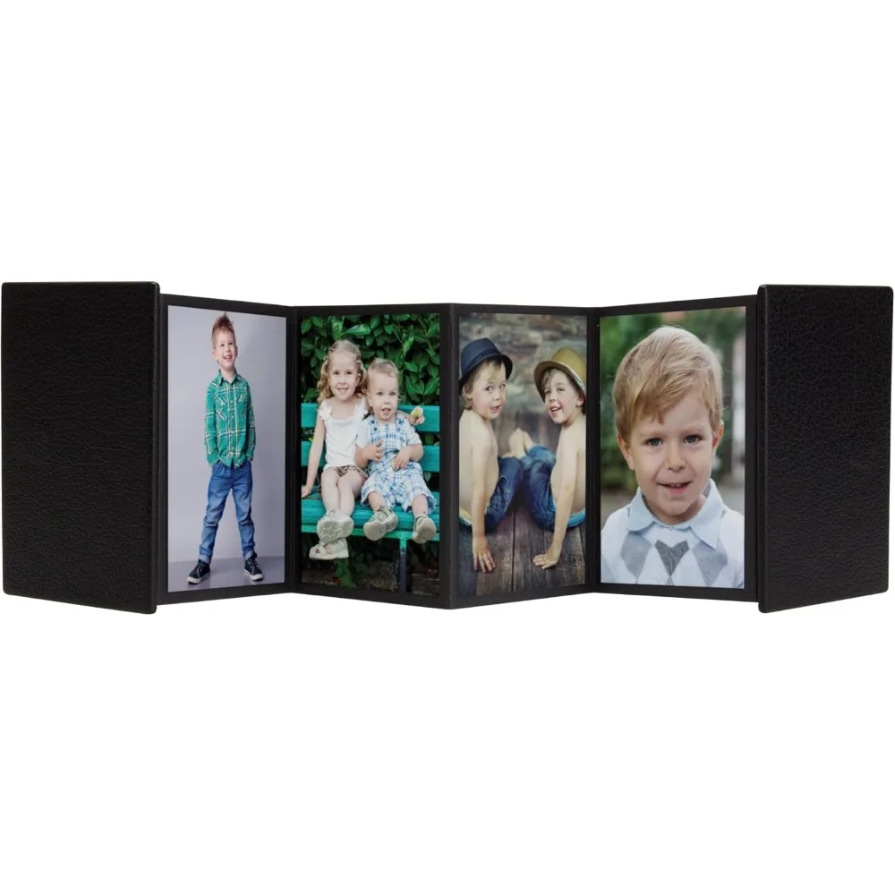 

2.5 x 3.5 Black Mini Accordion Self-Stick Photo Album
