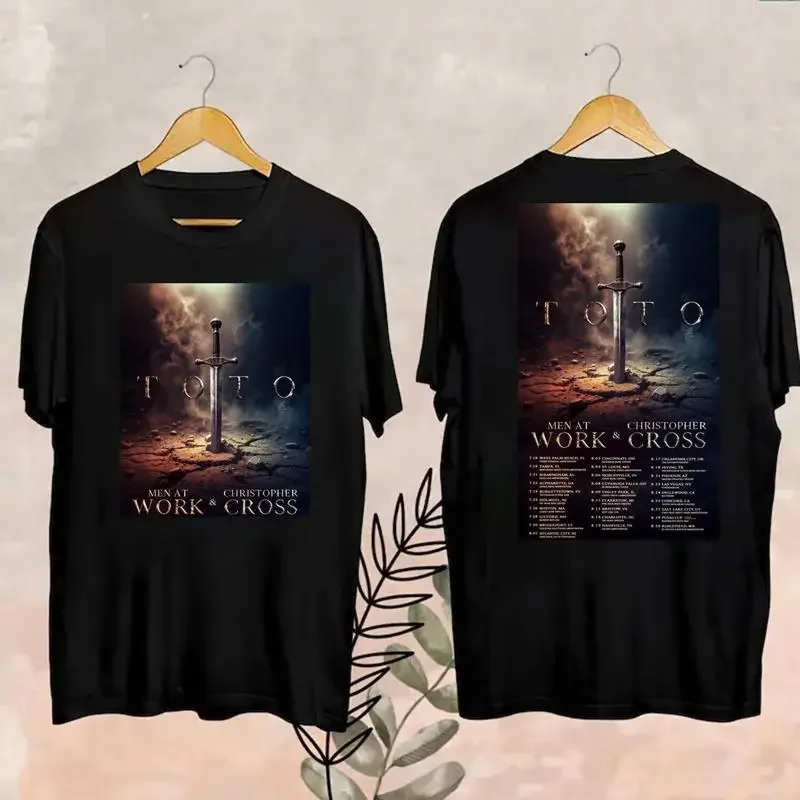 TOTO Band Summer 2025 U S Tour MEN AT WORK And CHRISTOPHER CROSS T Shirt
