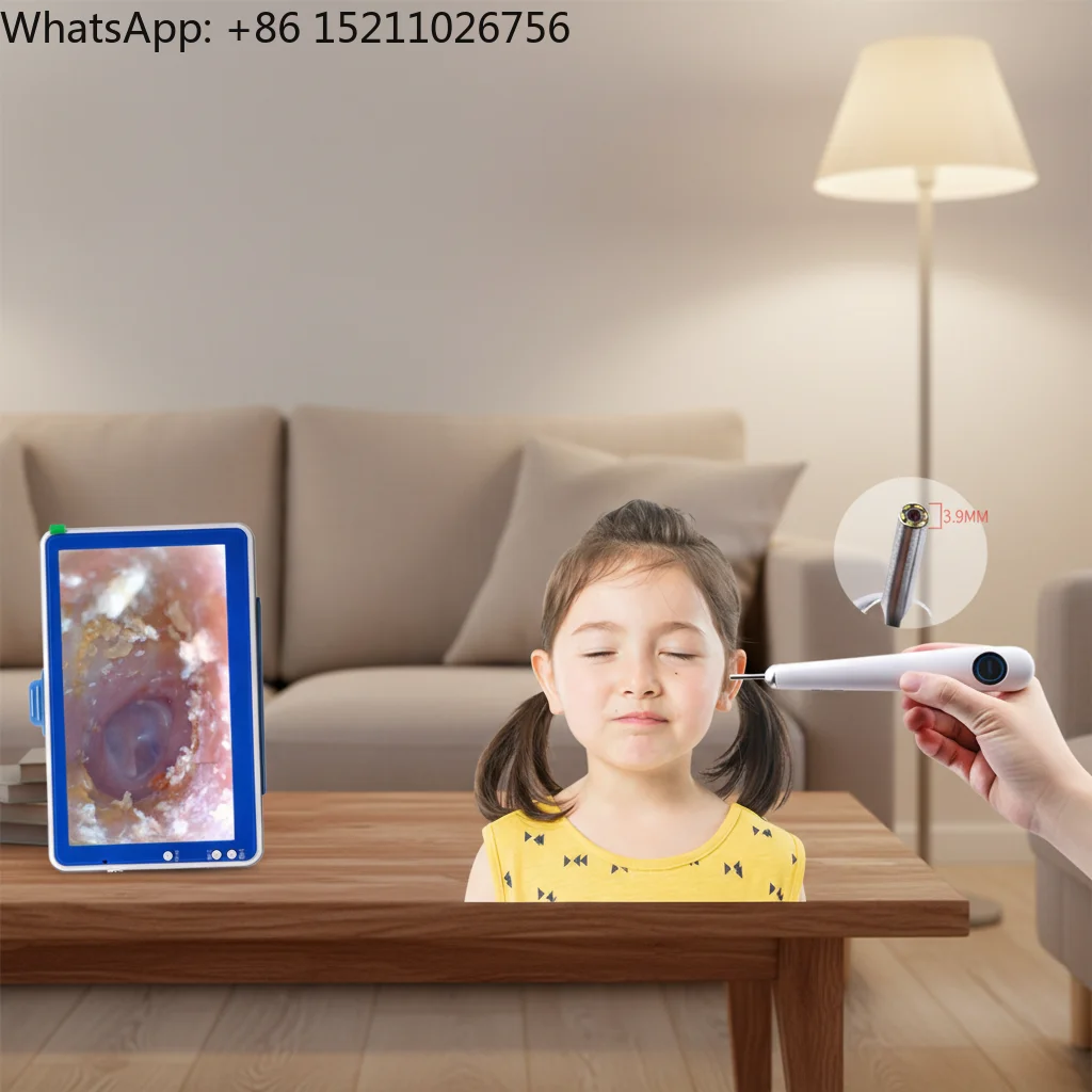 Smart Electric HD Endoscope Ear Picker, Digital Microscope Earwax Removal Spoon Visual Ear Cleaner