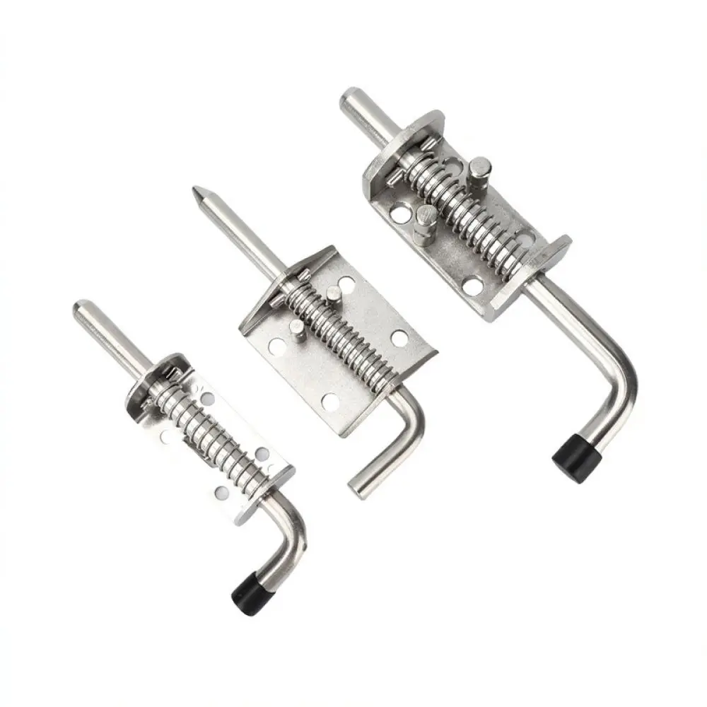 Heavy Duty Weld On Spring Latch Hinge Stainless Steel Bolt Gate Pivot Lock For Furniture Mounting Mechanism