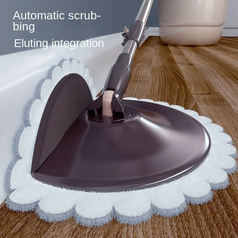 

Mop Bucket Spin-drying Dehydration Household Hands-free Washing Lazy People Dry and Wet Dual-purpose Rotary Mop Mop Clean Mop