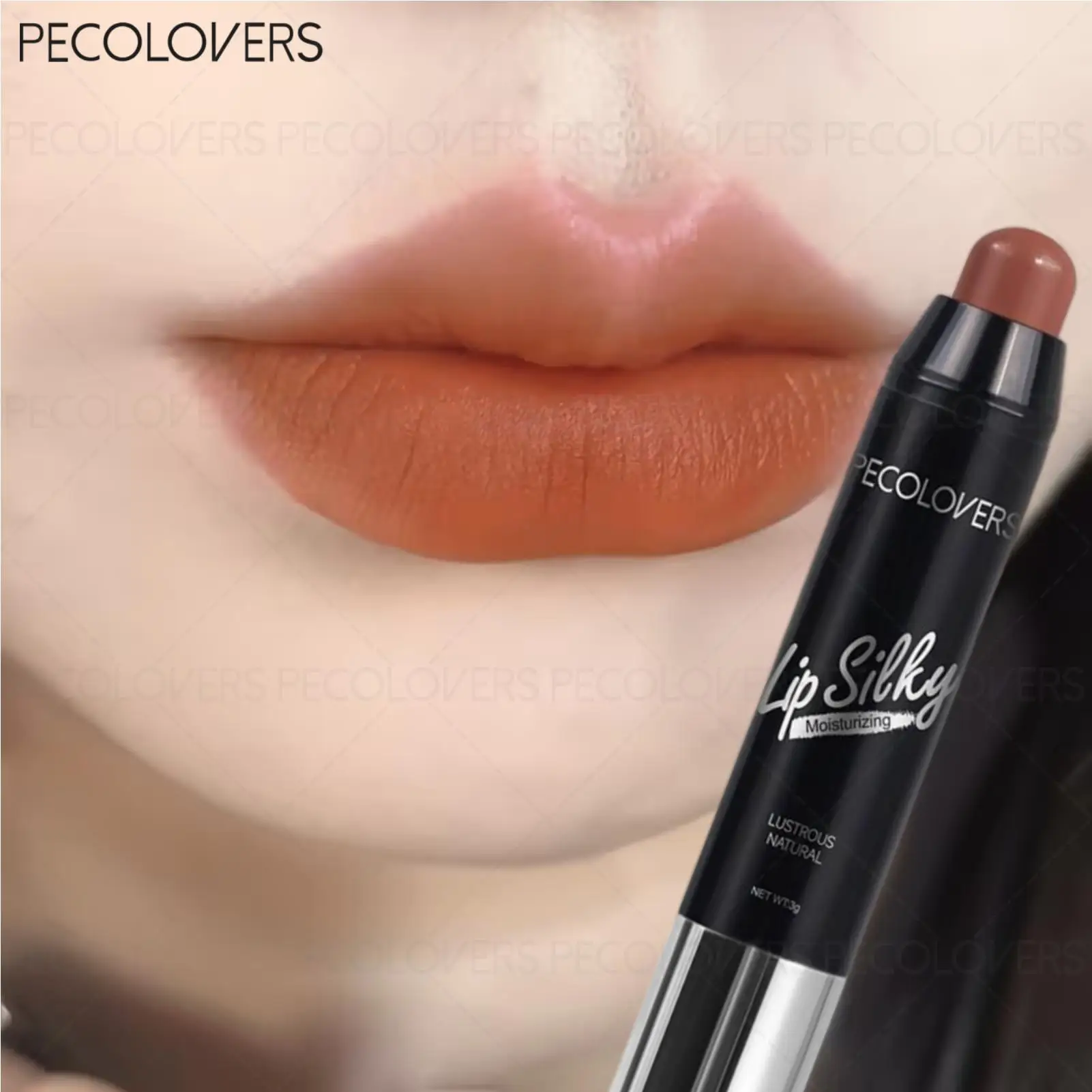 1PC Moisturizing Lipstick Long-lasting Non Fading Lip Gloss, Silky Smooth Texture, Easy to Carry, Suitable for Girl gifts