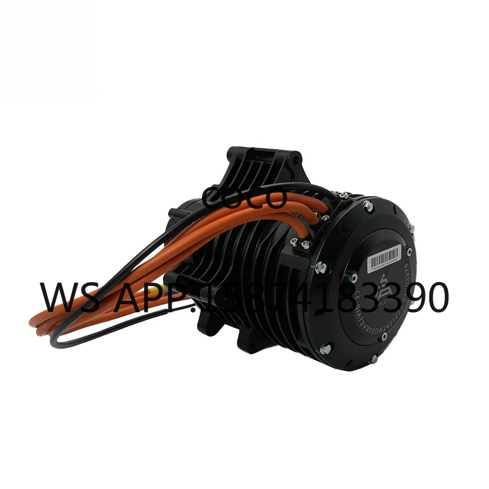 72V 3000W QS138 70H V3 Mid Drive Motor Brushless Electric Engine with 1:2.35 Gearbox for Dirt Bike
