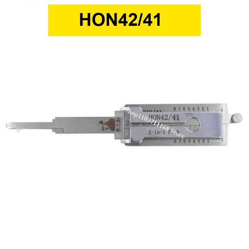 1 قطعة أداة Ganzua LISHI 2 في 1 لهوندا دراجة نارية لاقط/فك التشفير HON42/41 قفال Ganzua عدة مجموعة كاملة مفتاح مجموعة كاملة سيارة