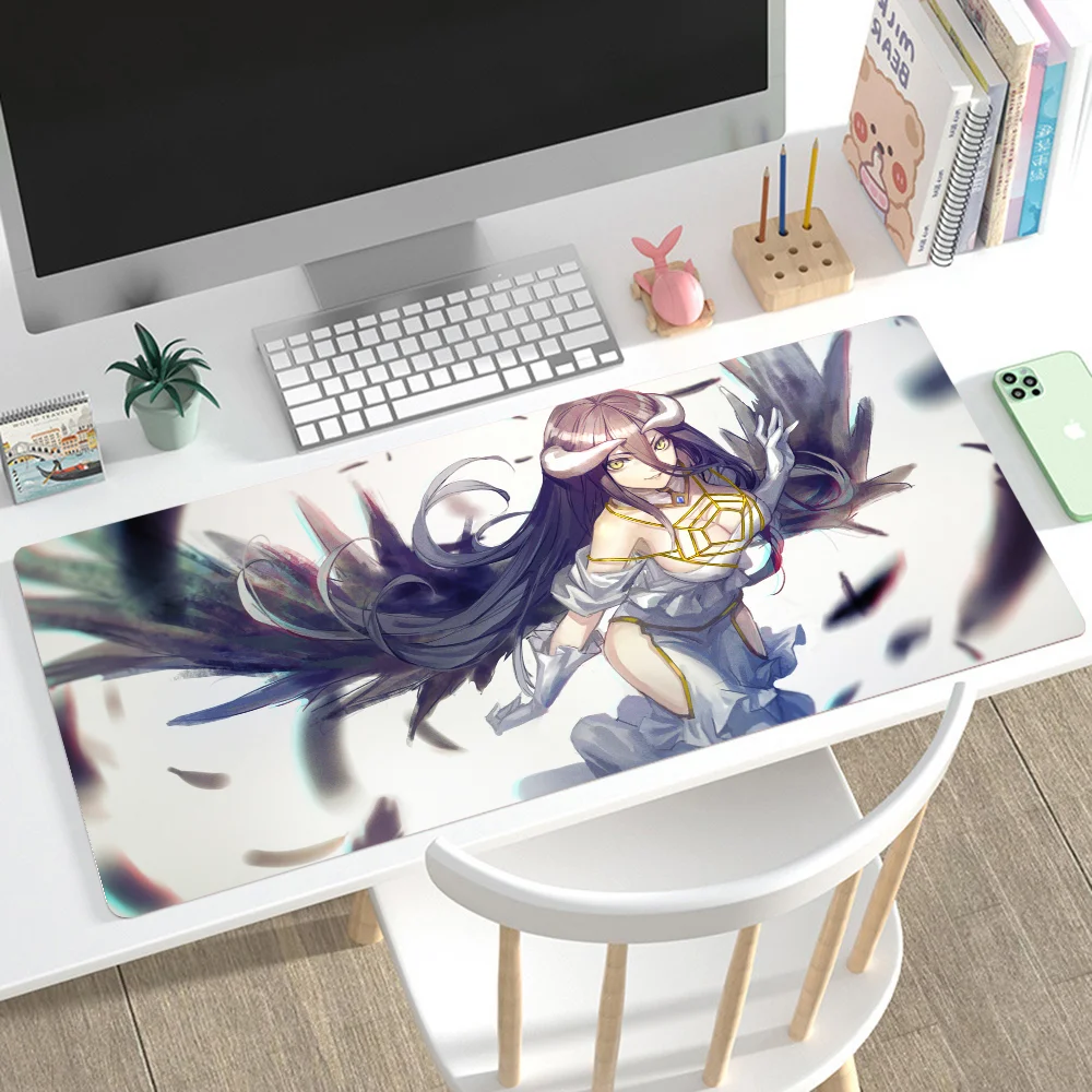 Overlord Albedo Mousepad Mouse Mat Desk Mat With Pad Gaming Accessories Prime Gaming XXL Keyboard Pad Padding Mat