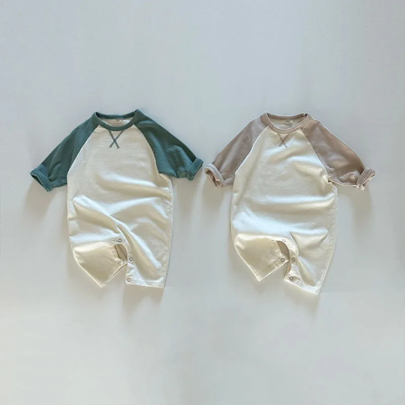 Neue Baby Langarm Strampler Baumwolle Infant Lose Overall Frühling Herbst Neugeborenen Jungen Mädchen Kleidung 2023 Neue Baby Kleidung