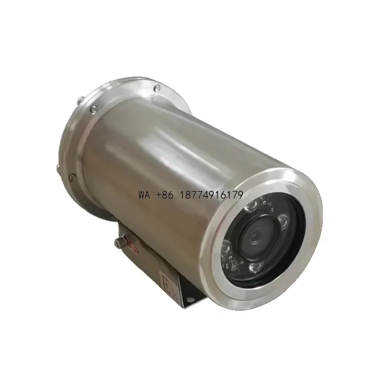 wmwmnu ExdIIBT6 ExdIICT6 Stainless Steel H.265 CMOS Vandal Proof 5-50mm Lens 3MP NVR Monitoring Surveillance Explosion Proof