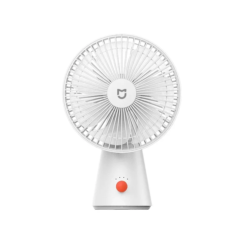 XIAOMI Mijia مروحة مكتب محمولة USB قابلة للشحن يده مراوح كهربائية صغيرة لاسلكية تبريد الهواء مروحة صغيرة 4 سرعة التروس