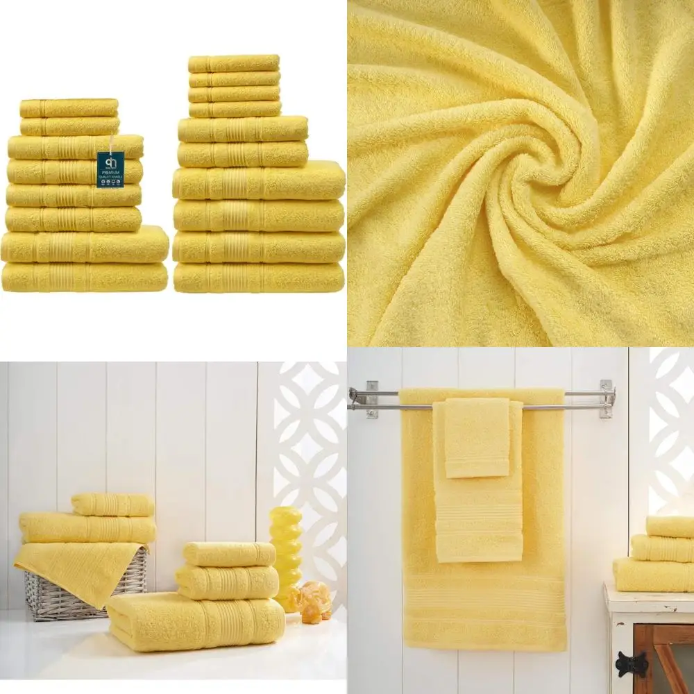 

Набор банных полотенец премиум-класса из 18 предметов, 100% турецкий хлопок, мягкие и впитывающие, высококачественные банные полотенца, роскошный набор для комфорта