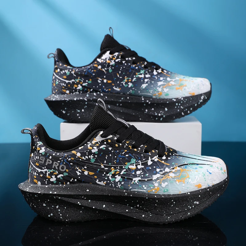 

Men Sports Running Shoes Casual Marathon Breathable Lightweight Women's Comfortable Athletic Nonskid Walking Sneakers Outdoors