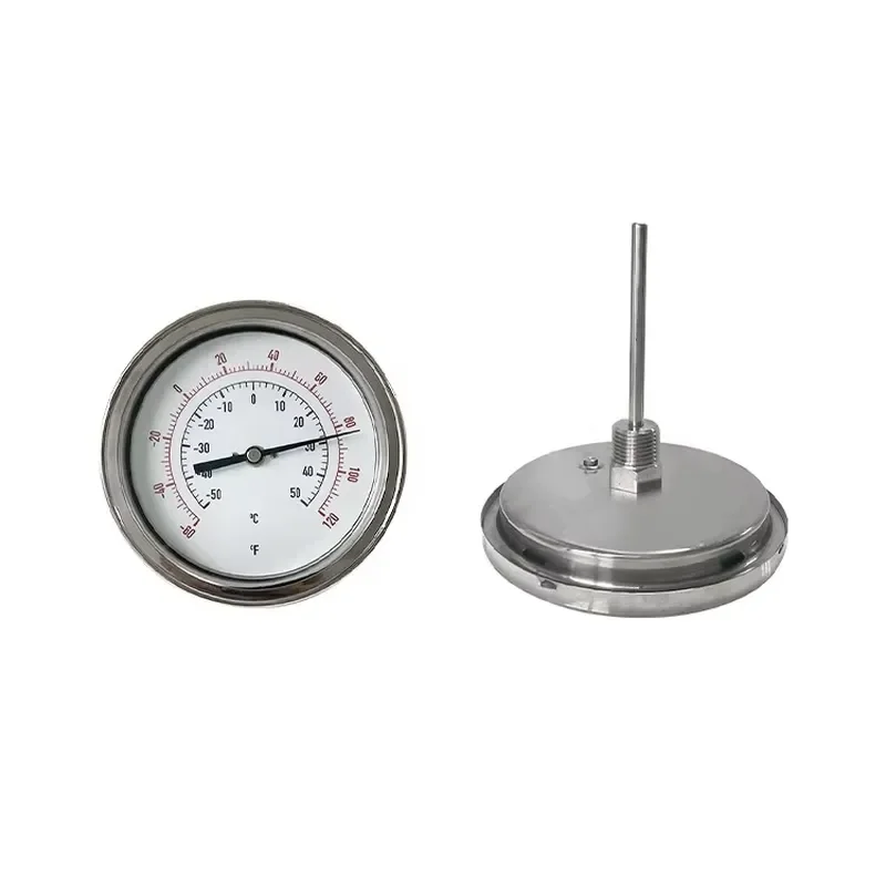 for Wholesale Stainless Steel Round  Bimetal Thermometer  Grill