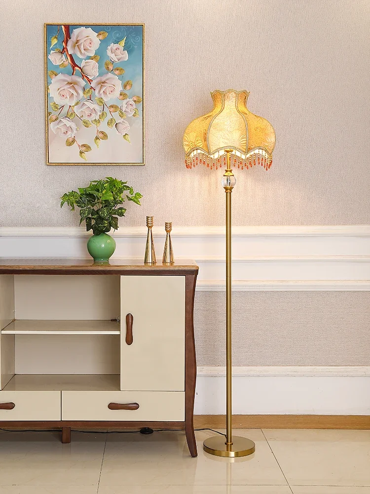 Floor Lamp Living Room European Entry Lux Sofa Edge Simple Study and Bedroom Bedside Vertical Floor Lamp