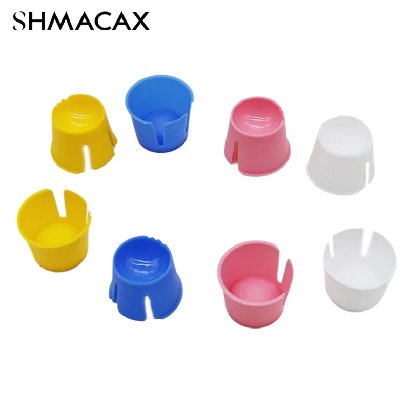 10pcs Dental Disposable Mixing Cup Bowl Plastic Bowl Cosmetic Tattoo Dappen Dish Multi-purpose Holder Tool