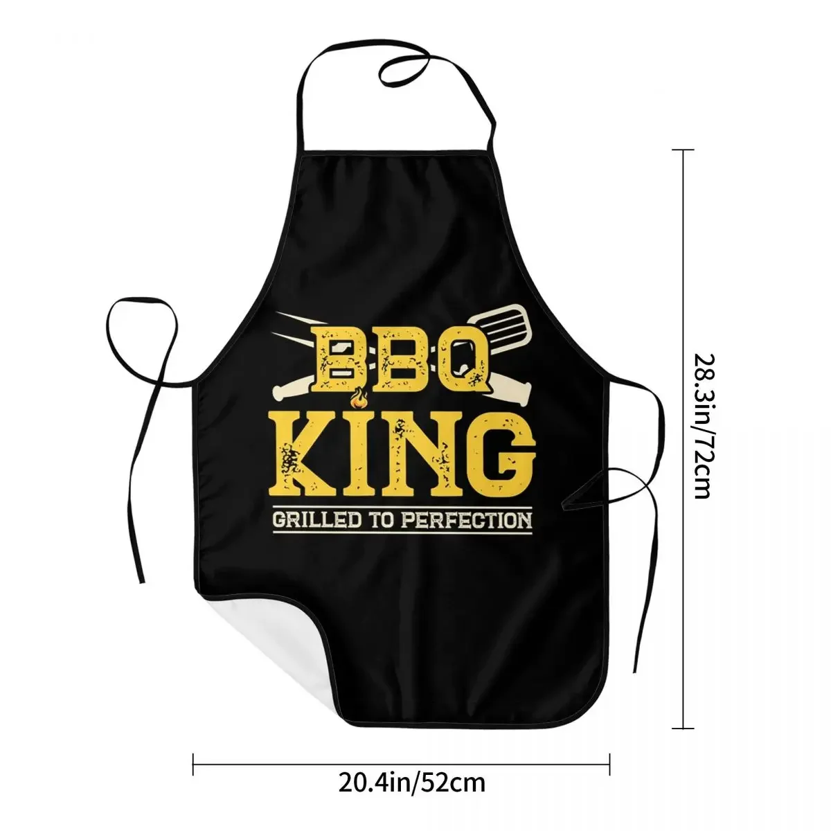 BBQ King مشوي إلى مآزر مثالية للرجال والنساء ، طاولة مطبخ مريلة للكبار ، طبخ المطبخ ، الخبز ، البستنة