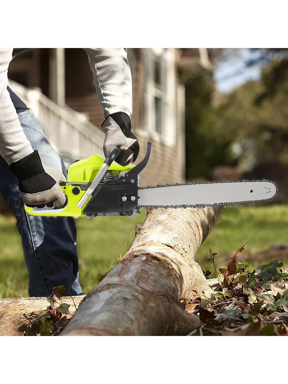 

58cc 2 Stroke 20 Inch High Power Petrol Chainsaw Vibration Absorption Ergonomic Handle for Tree Cutting and Wood Pruning
