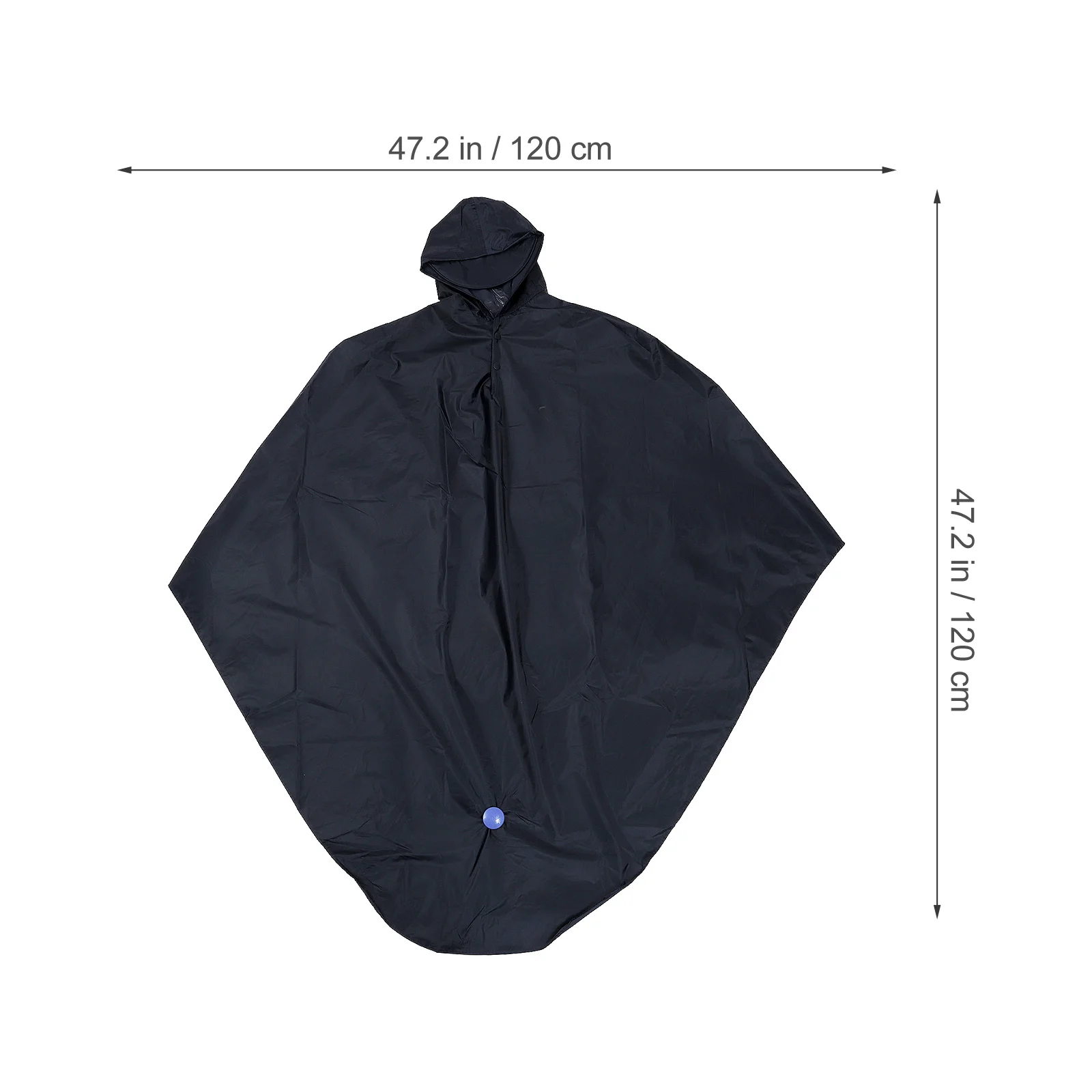 

Hooded Cycling Bike Rain Poncho Raincoat Windproof Rain Coat For Bike Raincoat Men Women Outdoor Activities Navy Blue