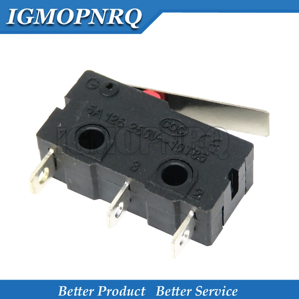 10PCS Limit Switch 3Pin KW11-3Z High quality and  life All New 5A 250VAC Micro Switch Tact Switch off
