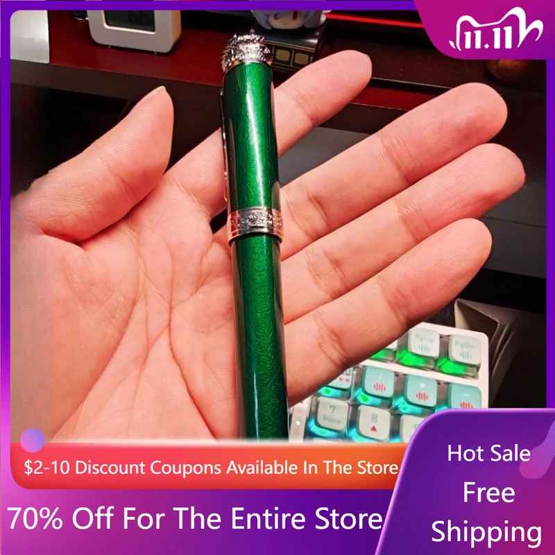 

Дешевая распродажа Hongdian, элегантные роскошные чернильные ручки EF F 0,38 0,5, перо для каллиграфии, идеально подходящая для начинающих, обучающая ручка для рук с надписями