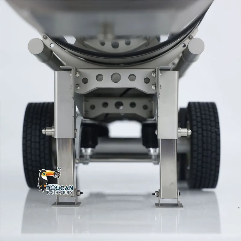 1/14 メタル 6*6 RC セミトレーラー燃料タンクアクセサリーおもちゃ用 RC トラクタートラック輸送トレーラー車両車 TH24326