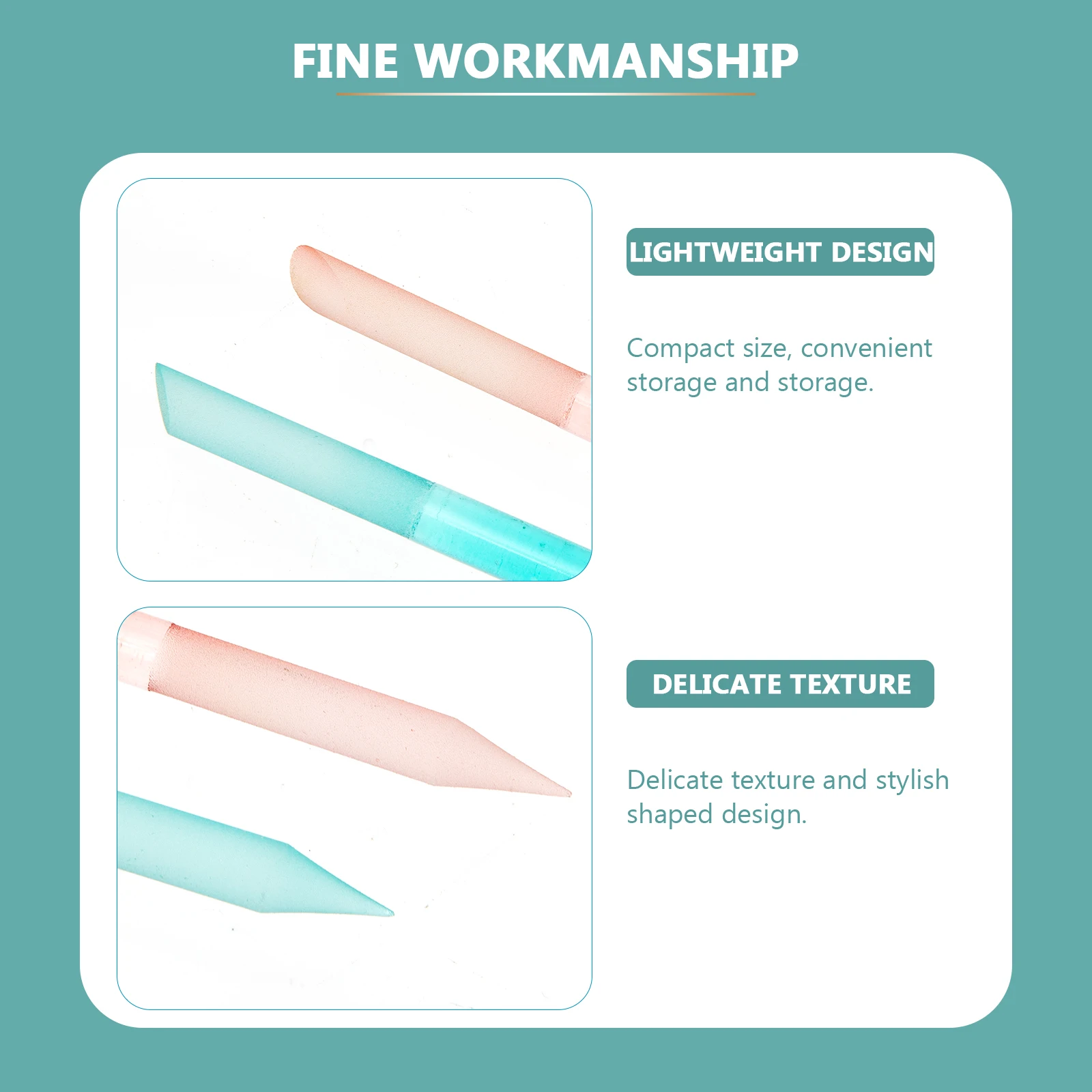 4 stuks glazen nagelvijlen manicure schuren polijstgereedschap compacte handheld nail art-vijlen geschikt voor acryl kunstnagels reizen