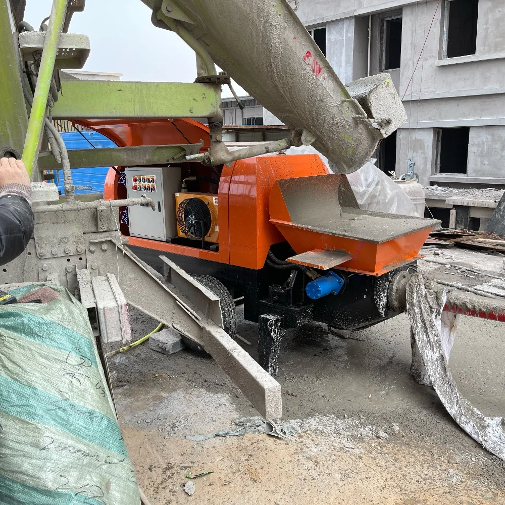

Electric Small Concrete Pump Truck Manufacturer Customized Industrial Concrete Pump for Railway Construction Works