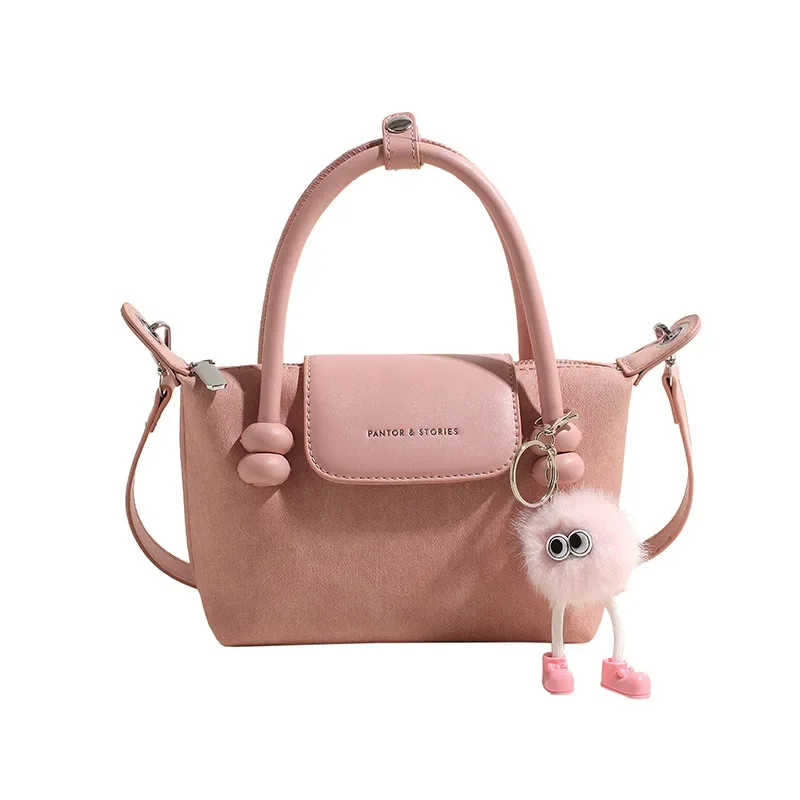 Small Handbag Women 2024 New Fashion Texture Commuter Bag Senior Sense Popular Cross-body Bag