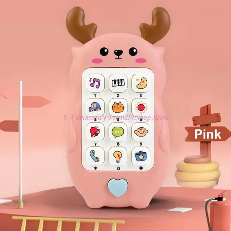 85AE Puzzle Baby Phone Toy Light Up Toy Grasp Toy Music