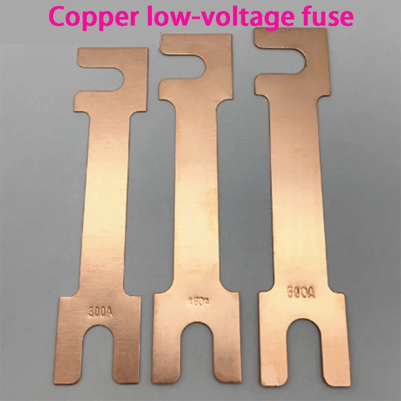 Copper low voltage copper fuse for electrical use in the power supply bureau 300A 400A 500A 600A 800A 1000A electrical Insurance