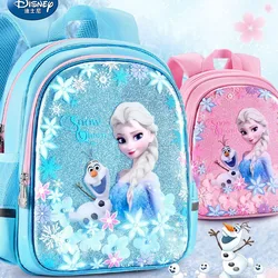 Nowy plecak Disney girls Cartoon frozen 2 tornister dziewczęcy plecak księżniczka podstawowa tornister