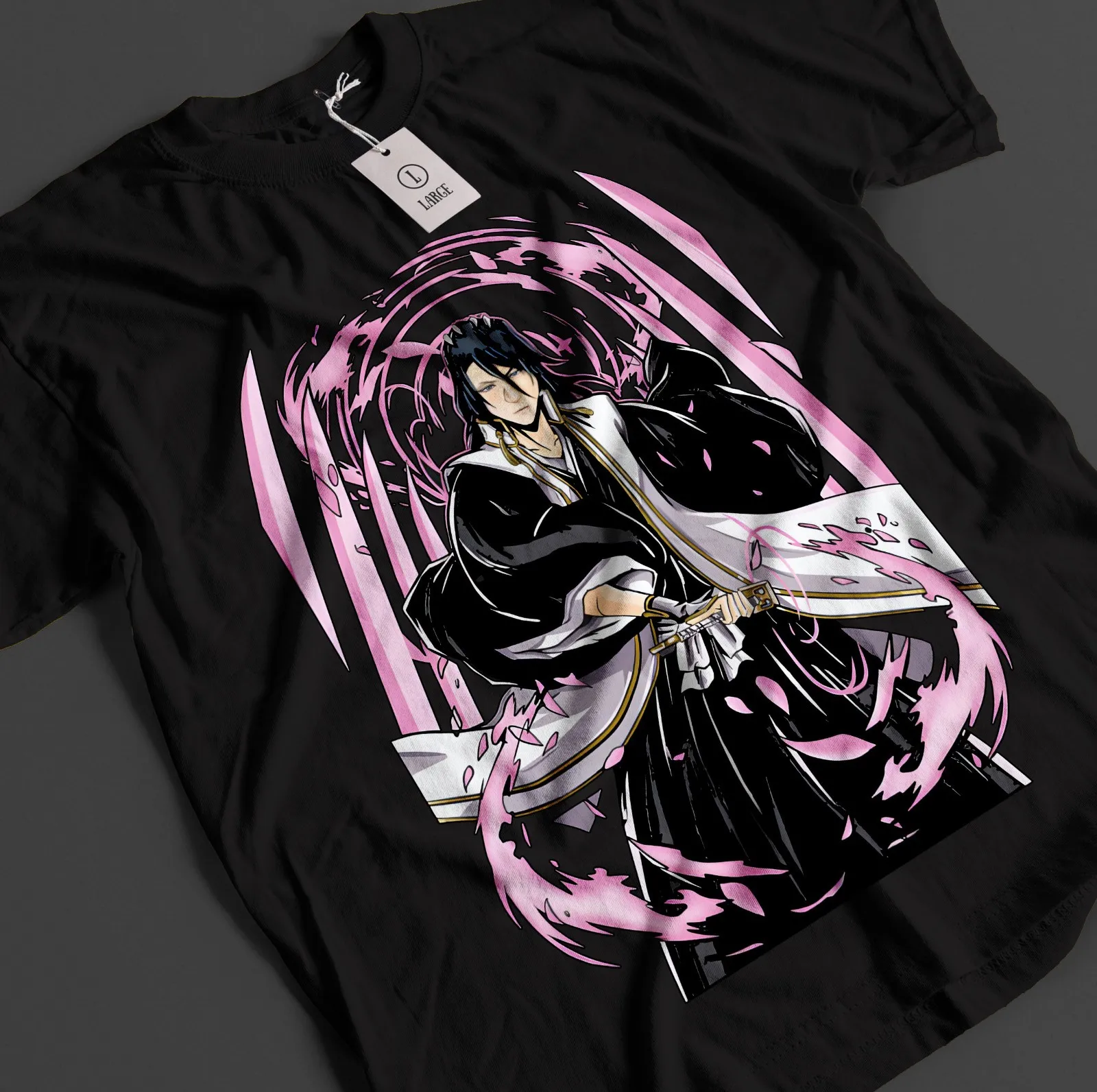 Bleach Anime Shirt Byakuya Tshirt Ichigo Bankai T-Shirt Yhwach Zaraki Unisex Tee