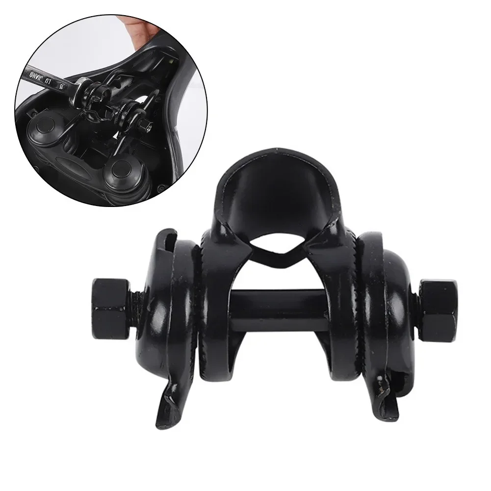 POTEAX Saddle Seat Clip Code Fixing Clamp For Seatposts Bikes Cycling 22.2mm Black Quick-Release Screw Seat Cushion Tube Clip Ri