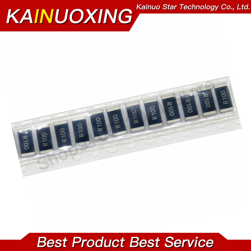 50 pcs 2512 SMD Resistor 1W 1% 0.1R 0.1 ohm R100 R010 R020 R050 R100 R200 R220 R330 R470 R500 1R00