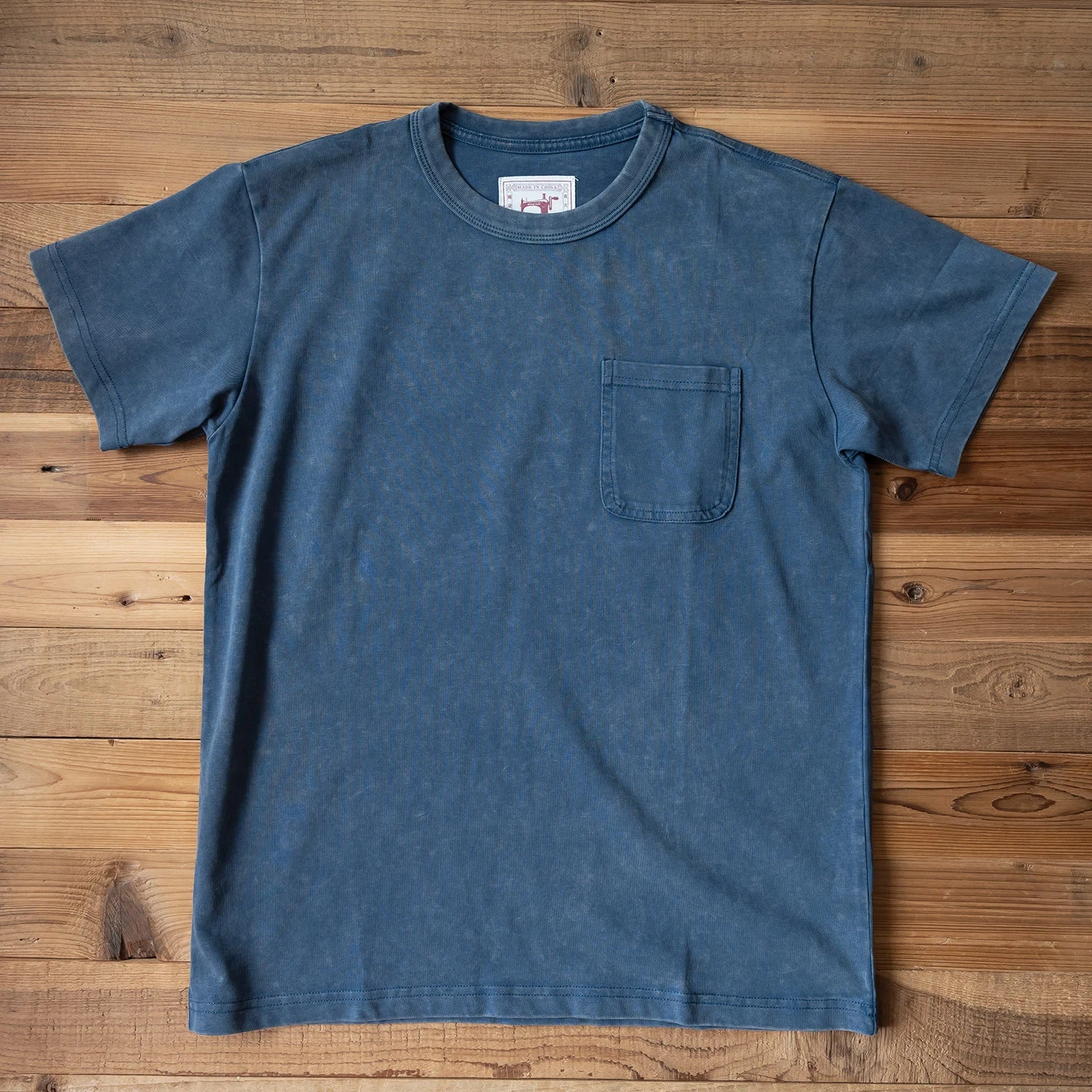 280gsm American Vintage Heavyweight Salt-Washed Pattern Cotton Distressed Sailor T-Shirt Summer Unisex Basic Solid Tees for Men