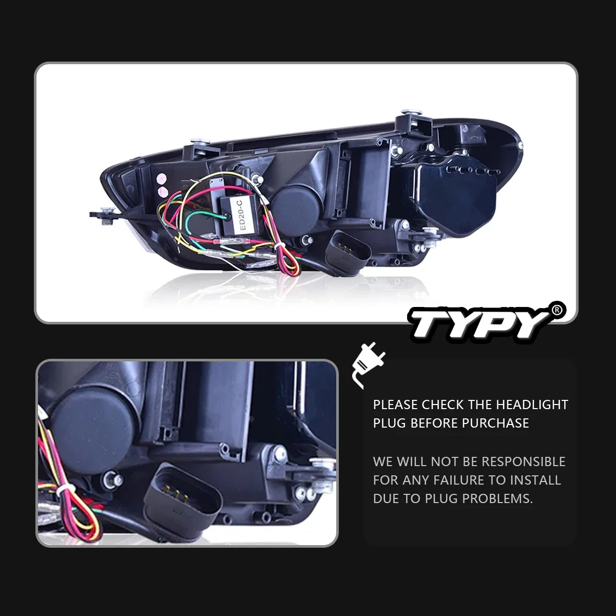 

Автомобильные фары для Volkswagen Scirocco 2009-2017, светодиодные автомобильные лампы, дневные ходовые огни, динамические указатели поворота, автомобильные аксессуары