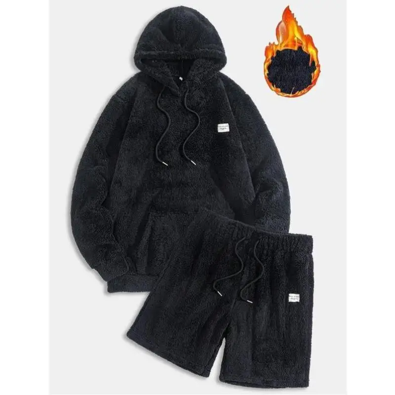 

New H 890 Sle Casual Sportswear Sets Men's Seven Sve T-irt And orts Autumn Season Faion Clothing Sets