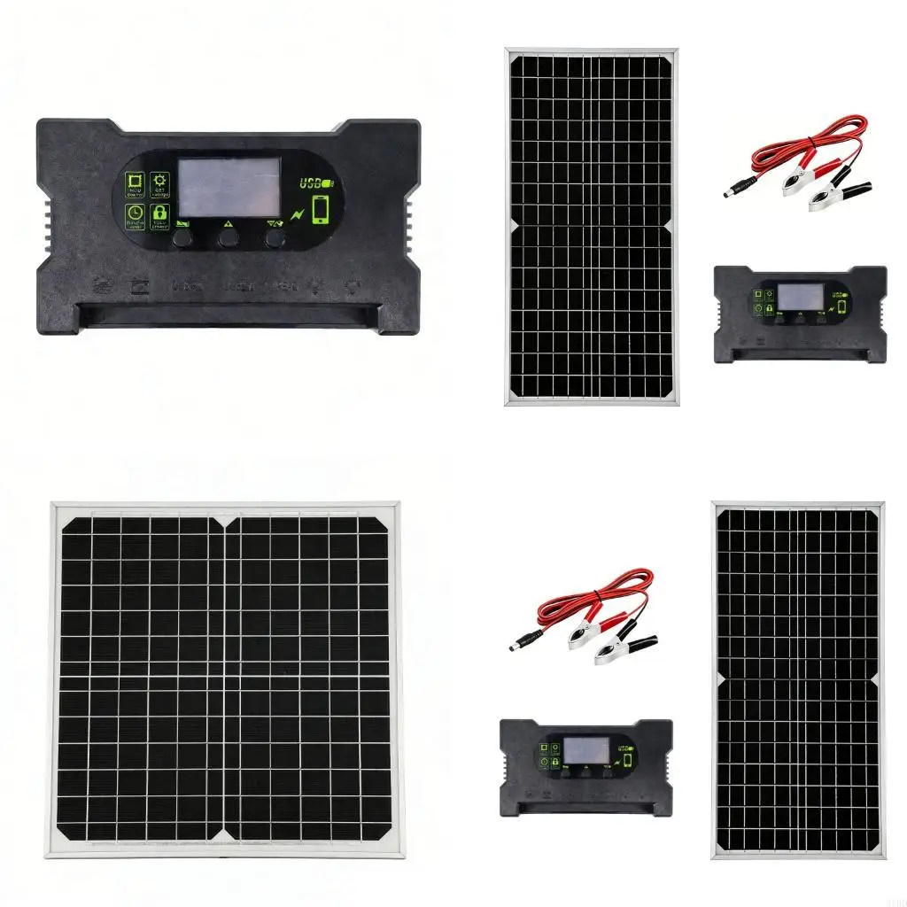   2pcs 16W Solar Set With Holes For Simple Installation On Outdoor Structures
