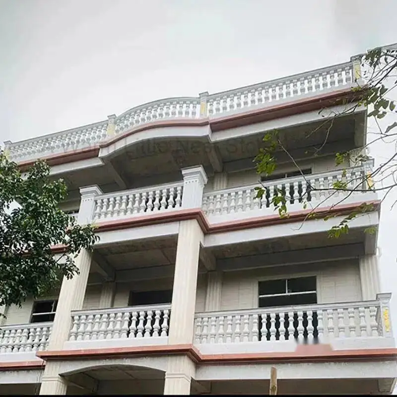 Railing Molds Balcony Roman Fence Column Guardrail Vase Column Handrail Building Cement Cast-in-place European Villa Building BB