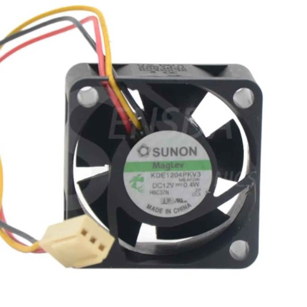 1Pcs For Sunon Maglev  KDE1204PKV3 4020 40X40X20mm  DC 12V 0.40W Power Supply Server Inverter Cooling Fan