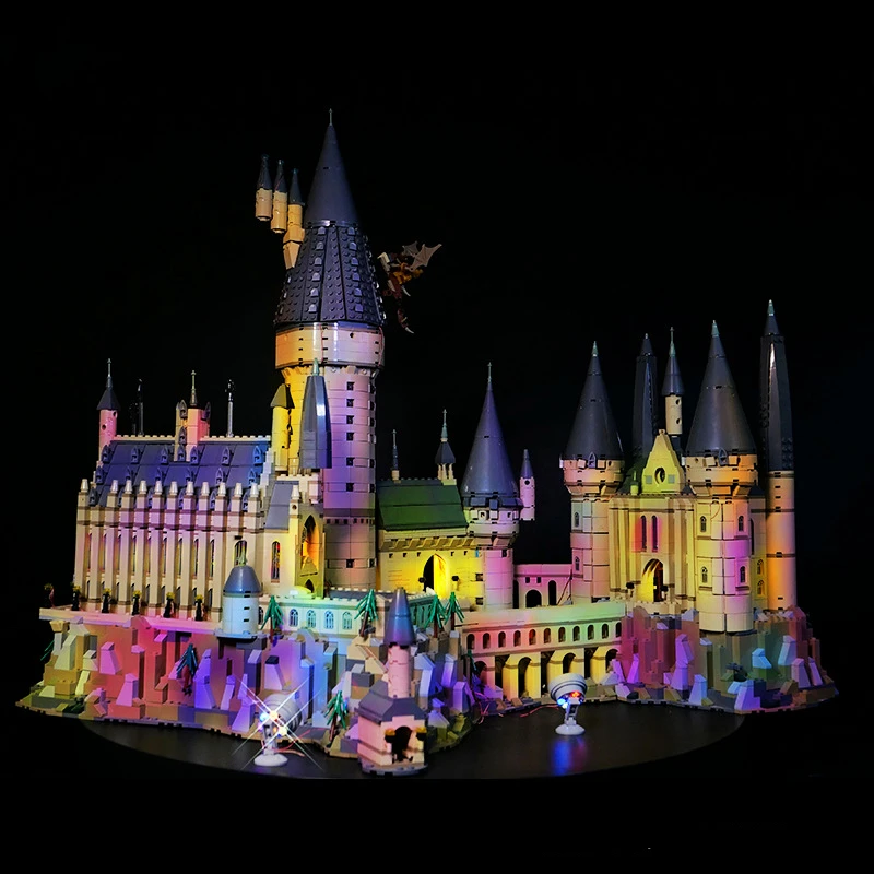 LED-Lichtset für Harri Potter Hogwart Castle kompatibel mit Lego 71043 16060 Bausteine Ziegel Lepin ing Spielzeug Geschenke