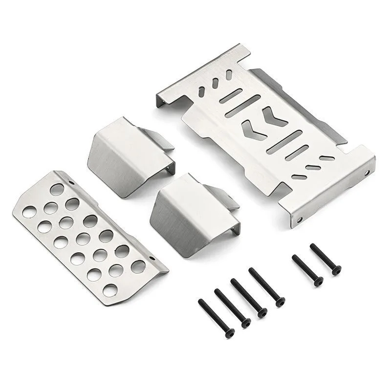 

Heavy Duty Stainless Steel Skid Plate for YK4106 YK4107 RC Car - Chassis & Bumper Guard Upgrade Part