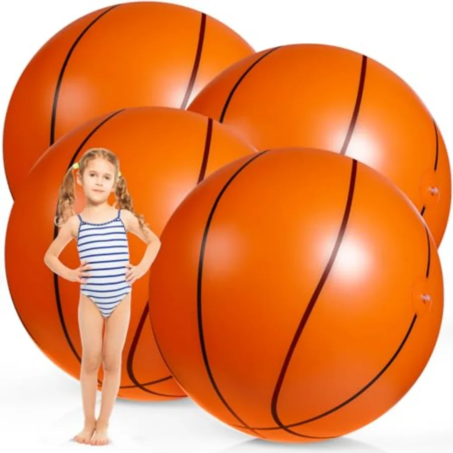 

Outdoor activity beach ball set: 42-inch jumbo inflatable glitter balls in vibrant colors, durable PVC material, ultra-bright r