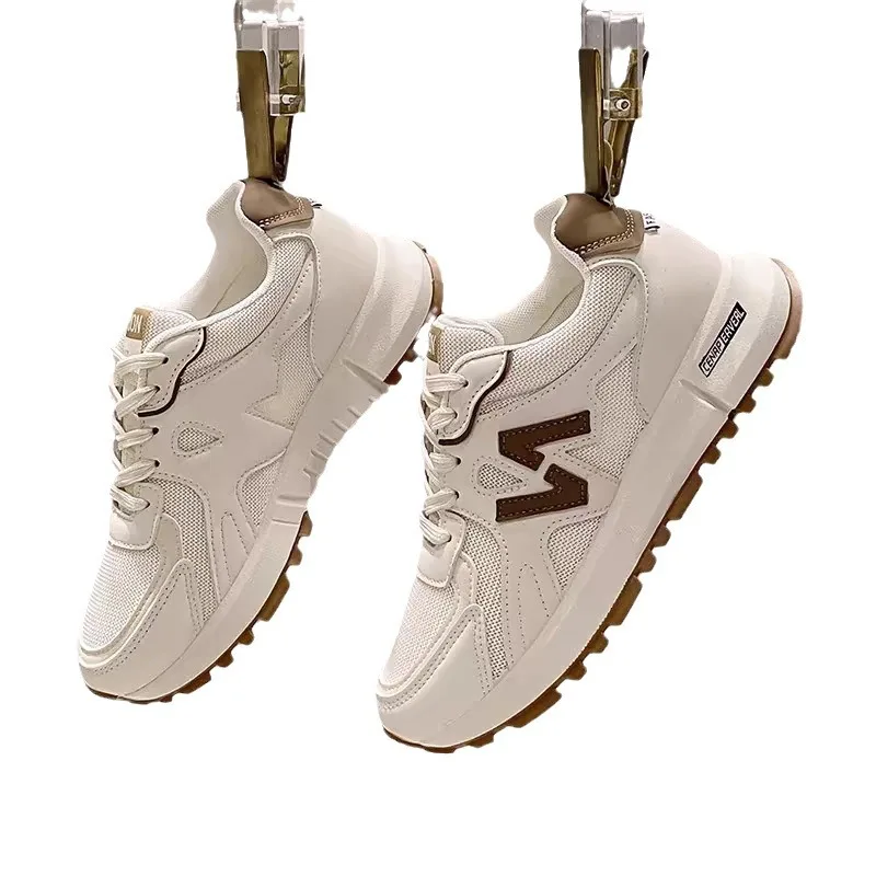 Women's Soft Sole Lightweight Running Shoes Anti-Slip Versatile Casual Sneakers Little White Shoes